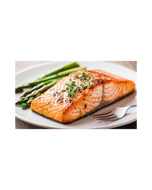 •Salmon whole skin-on fillet  6+lbs each fillet